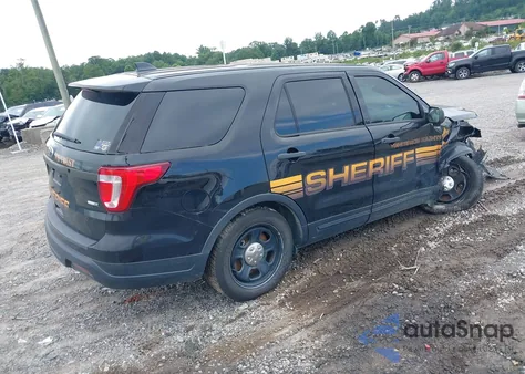 2019 Ford Police Interceptor из США, поврежденный, VIN 1FM5K8AR8KGB23028